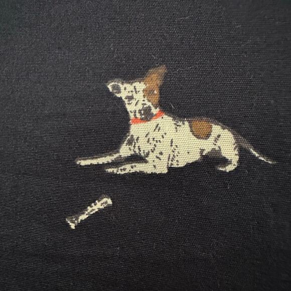 Joules Amilla Dog Print Button Front Cotton Long Sleeve Navy US 10 - Picture 12 of 14